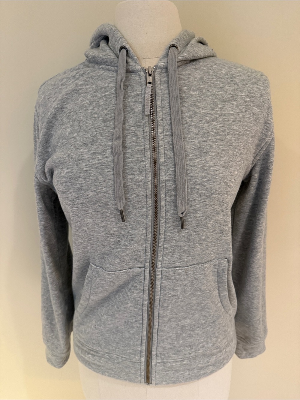 J. Crew Velour lined Hoodie Sweatshirt